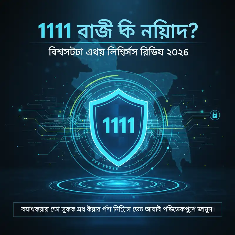 1111 বাজি নিরাপত্তা এবং লাইসেন্স রিভিউ ২০২৬